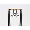 image:imageBrabantia  Linn Clothes Rack  MultiFunctional  Space Saver  Adjustable Shelves  Wardrobe Hanging  Drying Rack  Freestanding  Stable  White  LargeBlack
