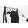 image:imageBrabantia  Linn Clothes Rack  MultiFunctional  Space Saver  Adjustable Shelves  Wardrobe Hanging  Drying Rack  Freestanding  Stable  White  LargeBlack