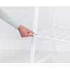 image:imageBrabantia  Linn Clothes Rack  MultiFunctional  Space Saver  Adjustable Shelves  Wardrobe Hanging  Drying Rack  Freestanding  Stable  White  LargeWhite