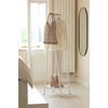 image:imageBrabantia  Linn Clothes Rack  MultiFunctional  Space Saver  Adjustable Shelves  Wardrobe Hanging  Drying Rack  Freestanding  Stable  White  LargeWhite