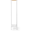 image:imageBrabantia  Linn Clothes Rack  MultiFunctional  Space Saver  Adjustable Shelves  Wardrobe Hanging  Drying Rack  Freestanding  Stable  White  LargeWhite