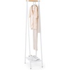 image:imageBrabantia  Linn Clothes Rack  MultiFunctional  Space Saver  Adjustable Shelves  Wardrobe Hanging  Drying Rack  Freestanding  Stable  White  LargeWhite