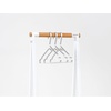 image:imageBrabantia  Linn Clothes Rack  MultiFunctional  Space Saver  Adjustable Shelves  Wardrobe Hanging  Drying Rack  Freestanding  Stable  White  LargeWhite