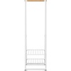 image:imageBrabantia  Linn Clothes Rack  MultiFunctional  Space Saver  Adjustable Shelves  Wardrobe Hanging  Drying Rack  Freestanding  Stable  White  LargeWhite