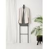 image:imageBrabantia  Linn Dressboy  Multi Purpose Clothes Stand  Hanging Airing or Drying  with Hook for Hanging  Compact Clothes Airer  Rail for Clothing or Towels  Home Accessory  Matt BlackMatt Black