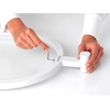 image:imageBrabantia  Linn Dressboy  Multi Purpose Clothes Stand  Hanging Airing or Drying  with Hook for Hanging  Compact Clothes Airer  Rail for Clothing or Towels  Home Accessory  Matt BlackWhite