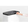 image:imageBrabantia Bo Laundry Hamper Replacement  Large Compartment Portable amp Hygienic  Cotton Bag with Velcro Closing  Gray1 x 16 Gal Compartment