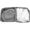 image:imageBrabantia Bo Laundry Hamper Replacement  Large Compartment Portable amp Hygienic  Cotton Bag with Velcro Closing  Gray2 x 12 Gal Compartments