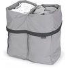 image:imageBrabantia Bo Laundry Hamper Replacement  Large Compartment Portable amp Hygienic  Cotton Bag with Velcro Closing  Gray2 x 12 Gal Compartments