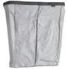 image:imageBrabantia Bo Laundry Hamper Replacement  Large Compartment Portable amp Hygienic  Cotton Bag with Velcro Closing  Gray2 x 12 Gal Compartments