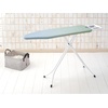image:imageBrabantia Comfort Ironing Board with Solid Steam Iron Rest  Medium Size B  Fairtrade Metalized Cover  Adjustable Height 2738 Easy Fold AntiCollapse Lock NonSlip FeetSoothing Sea