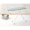 image:imageBrabantia Comfort Ironing Board with Solid Steam Iron Rest  Medium Size B  Fairtrade Metalized Cover  Adjustable Height 2738 Easy Fold AntiCollapse Lock NonSlip FeetSoothing Sea