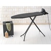 image:imageBrabantia Comfort Ironing Board with Solid Steam Iron Rest  Medium Size B  Fairtrade Metalized Cover  Adjustable Height 2738 Easy Fold AntiCollapse Lock NonSlip FeetDenim Black