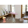 image:imageBrabantia Comfort Ironing Board with Solid Steam Iron Rest  Medium Size B  Fairtrade Metalized Cover  Adjustable Height 2738 Easy Fold AntiCollapse Lock NonSlip FeetLilac Waves
