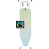 image:imageBrabantia Comfort Ironing Board with Solid Steam Iron Rest  Medium Size B  Fairtrade Metalized Cover  Adjustable Height 2738 Easy Fold AntiCollapse Lock NonSlip FeetSoothing Sea