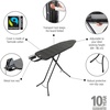 image:imageBrabantia Comfort Ironing Board with Solid Steam Iron Rest  Medium Size B  Fairtrade Metalized Cover  Adjustable Height 2738 Easy Fold AntiCollapse Lock NonSlip FeetBlack