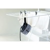 image:imageBrabantia Compact Clothespin Storage Bag with Hanging Loop amp Closing Cord Matt Black Space Saving Organizer for Clothes Pins Hangs on Clothesline or Drying Rack Holds up to 75 PinsGray