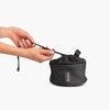 image:imageBrabantia Compact Clothespin Storage Bag with Hanging Loop amp Closing Cord Matt Black Space Saving Organizer for Clothes Pins Hangs on Clothesline or Drying Rack Holds up to 75 PinsMatt Black