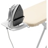 image:imageBrabantia Compact Ironing Board with LeftRight Adjustable Steam Iron Rest  Small Size A  Fairtrade Denim Black Cover  Adjustable Height 2738 Easy Fold AntiCollapse Lock NonSlip FeetMorning Breeze
