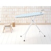 image:imageBrabantia Compact Ironing Board with LeftRight Adjustable Steam Iron Rest  Small Size A  Fairtrade Denim Black Cover  Adjustable Height 2738 Easy Fold AntiCollapse Lock NonSlip FeetFresh Breeze