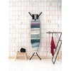image:imageBrabantia Compact Ironing Board with LeftRight Adjustable Steam Iron Rest  Small Size A  Fairtrade Denim Black Cover  Adjustable Height 2738 Easy Fold AntiCollapse Lock NonSlip FeetMorning Breeze
