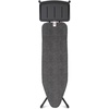 image:imageBrabantia Compact Ironing Board with LeftRight Adjustable Steam Iron Rest  Small Size A  Fairtrade Denim Black Cover  Adjustable Height 2738 Easy Fold AntiCollapse Lock NonSlip FeetDenim Black