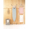 image:imageBrabantia Compact Ironing Board with LeftRight Adjustable Steam Iron Rest  Small Size A  Fairtrade Denim Black Cover  Adjustable Height 2738 Easy Fold AntiCollapse Lock NonSlip FeetFresh Breeze