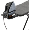 image:imageBrabantia Compact Ironing Board with LeftRight Adjustable Steam Iron Rest  Small Size A  Fairtrade Denim Black Cover  Adjustable Height 2738 Easy Fold AntiCollapse Lock NonSlip FeetNew Dawn