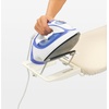 image:imageBrabantia Compact Ironing Board with LeftRight Adjustable Steam Iron Rest  Small Size A  Fairtrade Denim Black Cover  Adjustable Height 2738 Easy Fold AntiCollapse Lock NonSlip FeetDenim Blue