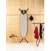 image:imageBrabantia Compact Ironing Board with LeftRight Adjustable Steam Iron Rest  Small Size A  Fairtrade Denim Gray Cover  Adjustable Height 2738 Easy Fold AntiCollapse Lock NonSlip Feet