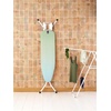 image:imageBrabantia Compact Ironing Board with LeftRight Adjustable Steam Iron Rest  Small Size A  Fairtrade Soothing Sea Cover  Adjustable Height 2738 Easy Fold AntiCollapse Lock NonSlip Feet