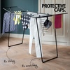 image:imageBrabantia HangOn Clothes Drying Rack  59ft 18m  Matt Black  Medium Indoor Clothes Airer Foldable Laundry Stand for Large amp Small Items Wide Lines for Towels amp Bedding  Fits 1 Full LoadWhite