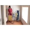 image:imageBrabantia HangOn Clothes Drying Rack  67ft 20m  Matt Black  Large Indoor Clothes Airer Laundry Stand with 2 FoldOut Wings amp Hanger Hooks Folds Flat  Fits 2 Full LoadsMatt Black