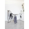 image:imageBrabantia HangOn Clothes Drying Rack  67ft 20m  Matt Black  Large Indoor Clothes Airer Laundry Stand with 2 FoldOut Wings amp Hanger Hooks Folds Flat  Fits 2 Full LoadsMatt Black