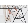 image:imageBrabantia HangOn Clothes Drying Rack with Garment Rail  67ft 20m  Matt Black  Large Indoor Clothes Airer Laundry Stand with 2 FoldOut Wings amp Hanger Hooks Folds Flat  Fits 2 Full LoadsMatt Black