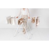 image:imageBrabantia HangOn Clothes Drying Rack with Garment Rail  67ft 20m  Matt Black  Large Indoor Clothes Airer Laundry Stand with 2 FoldOut Wings amp Hanger Hooks Folds Flat  Fits 2 Full LoadsFresh White