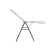 image:imageBrabantia HangOn Clothes Drying Rack with Garment Rail  67ft 20m  Matt Black  Large Indoor Clothes Airer Laundry Stand with 2 FoldOut Wings amp Hanger Hooks Folds Flat  Fits 2 Full LoadsMatt Black
