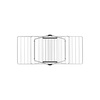 image:imageBrabantia HangOn Clothes Drying Rack with Garment Rail  67ft 20m  Matt Black  Large Indoor Clothes Airer Laundry Stand with 2 FoldOut Wings amp Hanger Hooks Folds Flat  Fits 2 Full LoadsMetallic Gray