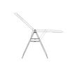 image:imageBrabantia HangOn Clothes Drying Rack with Garment Rail  67ft 20m  Matt Black  Large Indoor Clothes Airer Laundry Stand with 2 FoldOut Wings amp Hanger Hooks Folds Flat  Fits 2 Full LoadsMetallic Gray