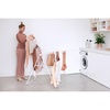image:imageBrabantia HangOn Clothes Drying Rack with Garment Rail  67ft 20m  Matt Black  Large Indoor Clothes Airer Laundry Stand with 2 FoldOut Wings amp Hanger Hooks Folds Flat  Fits 2 Full LoadsFresh White