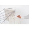 image:imageBrabantia HangOn Clothes Drying Rack with Garment Rail  67ft 20m  Matt Black  Large Indoor Clothes Airer Laundry Stand with 2 FoldOut Wings amp Hanger Hooks Folds Flat  Fits 2 Full LoadsMetallic Gray