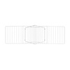 image:imageBrabantia HangOn Clothes Drying Rack with Garment Rail  67ft 20m  Matt Black  Large Indoor Clothes Airer Laundry Stand with 2 FoldOut Wings amp Hanger Hooks Folds Flat  Fits 2 Full LoadsFresh White
