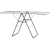 image:imageBrabantia HangOn Clothes Drying Rack with Garment Rail  67ft 20m  Matt Black  Large Indoor Clothes Airer Laundry Stand with 2 FoldOut Wings amp Hanger Hooks Folds Flat  Fits 2 Full LoadsMatt Black