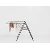 image:imageBrabantia HangOn Clothes Drying Rack with Garment Rail  67ft 20m  Matt Black  Large Indoor Clothes Airer Laundry Stand with 2 FoldOut Wings amp Hanger Hooks Folds Flat  Fits 2 Full LoadsMatt Black