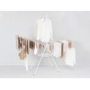 image:imageBrabantia HangOn Clothes Drying Rack with Garment Rail  82ft 25m  White  Large Indoor Clothes Airer Laundry Stand with 2 FoldOut Wings amp Hanger Hooks Folds Flat  Fits 3 Full LoadsFresh White
