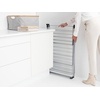 image:imageBrabantia HangOn Clothes Drying Rack with Garment Rail  82ft 25m  White  Large Indoor Clothes Airer Laundry Stand with 2 FoldOut Wings amp Hanger Hooks Folds Flat  Fits 3 Full LoadsMetallic Gray