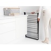 image:imageBrabantia HangOn Clothes Drying Rack with Garment Rail  82ft 25m  White  Large Indoor Clothes Airer Laundry Stand with 2 FoldOut Wings amp Hanger Hooks Folds Flat  Fits 3 Full LoadsMatt Black