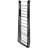 image:imageBrabantia HangOn Clothes Drying Rack with Garment Rail  82ft 25m  White  Large Indoor Clothes Airer Laundry Stand with 2 FoldOut Wings amp Hanger Hooks Folds Flat  Fits 3 Full LoadsMatt Black
