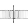 image:imageBrabantia HangOn Clothes Drying Rack with Garment Rail  82ft 25m  White  Large Indoor Clothes Airer Laundry Stand with 2 FoldOut Wings amp Hanger Hooks Folds Flat  Fits 3 Full LoadsMatt Black