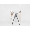 image:imageBrabantia HangOn Compact Clothes Drying Rack  49ft 15m  Matt Black  Small Indoor Clothes Airer Laundry Stand with 2 FoldOut Wings amp Hanger Hooks Folds Flat Ideal for Condos  Fits Full Load02 matte black 15M